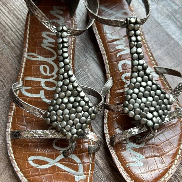 Sam Edelman Strapy Ornate Sandals - Picture 2 of 5